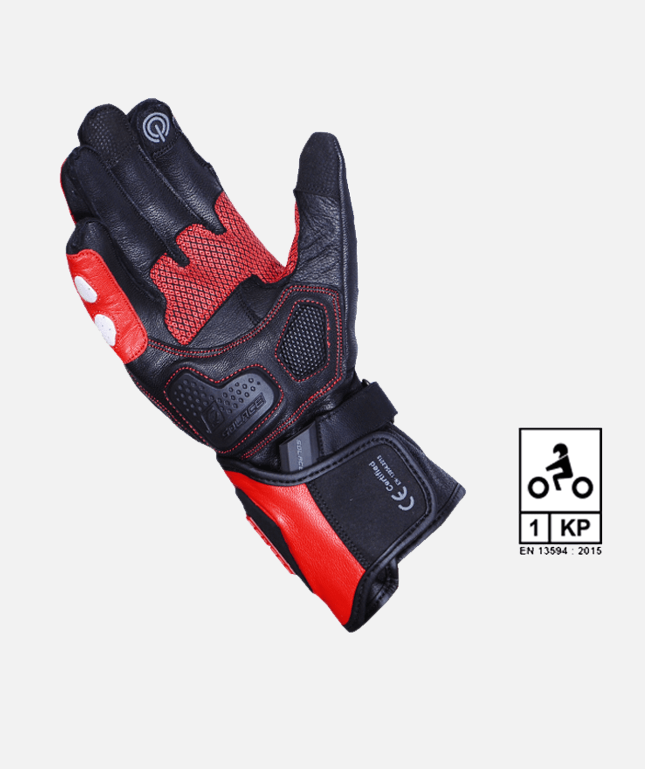 SOLACE Str Outlaw Red Gloves Riding Gears