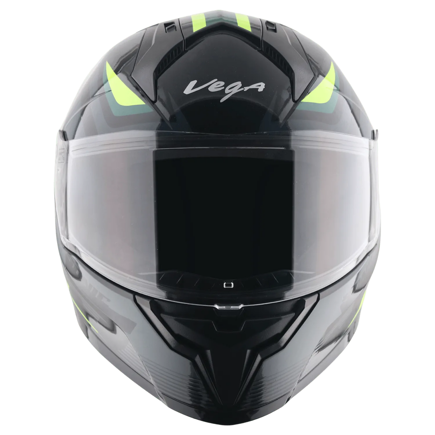VEGA Sonic Dx Black Neon Yellow Full Face Helmet
