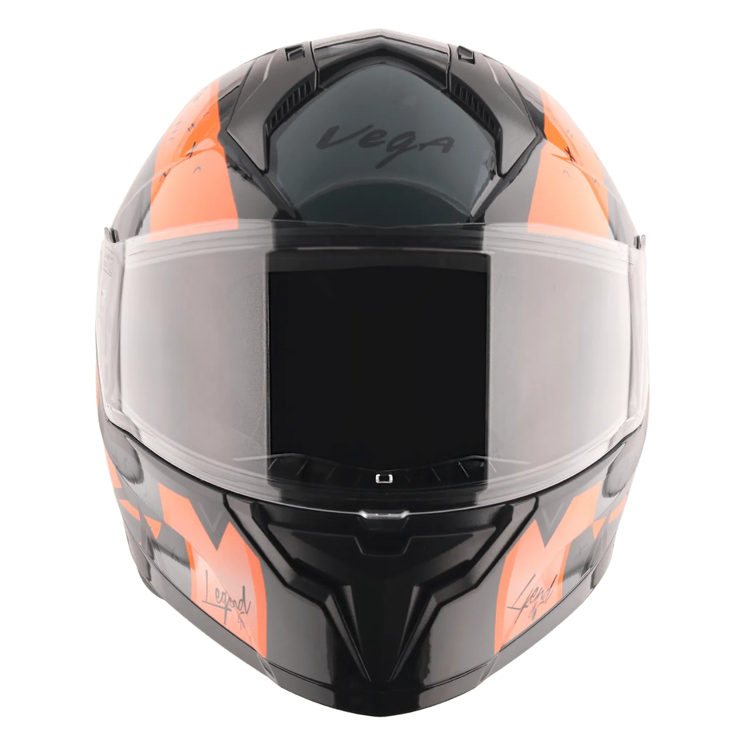 VEGA Sonic Dx Legend Black Orange Full Face Helmet