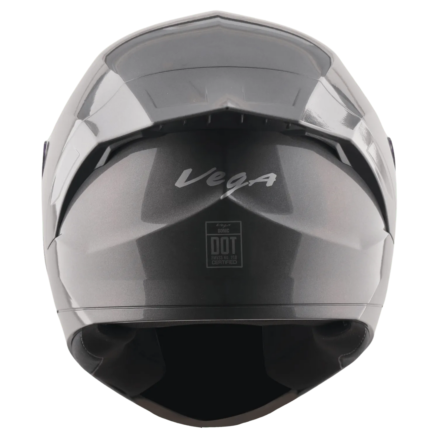 VEGA Sonic Dx Solid Athena Grey Full Face Helmet