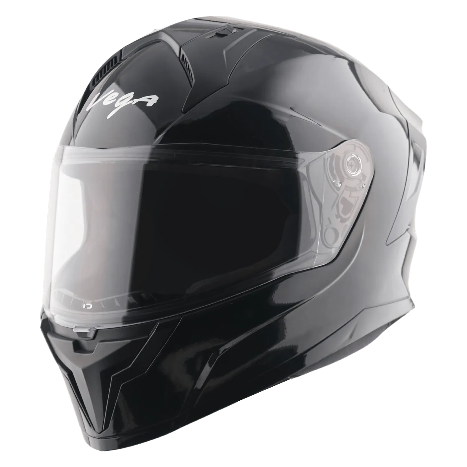 VEGA Sonic Dx Solid Black Full Face Helmet – Sparkly Helmets