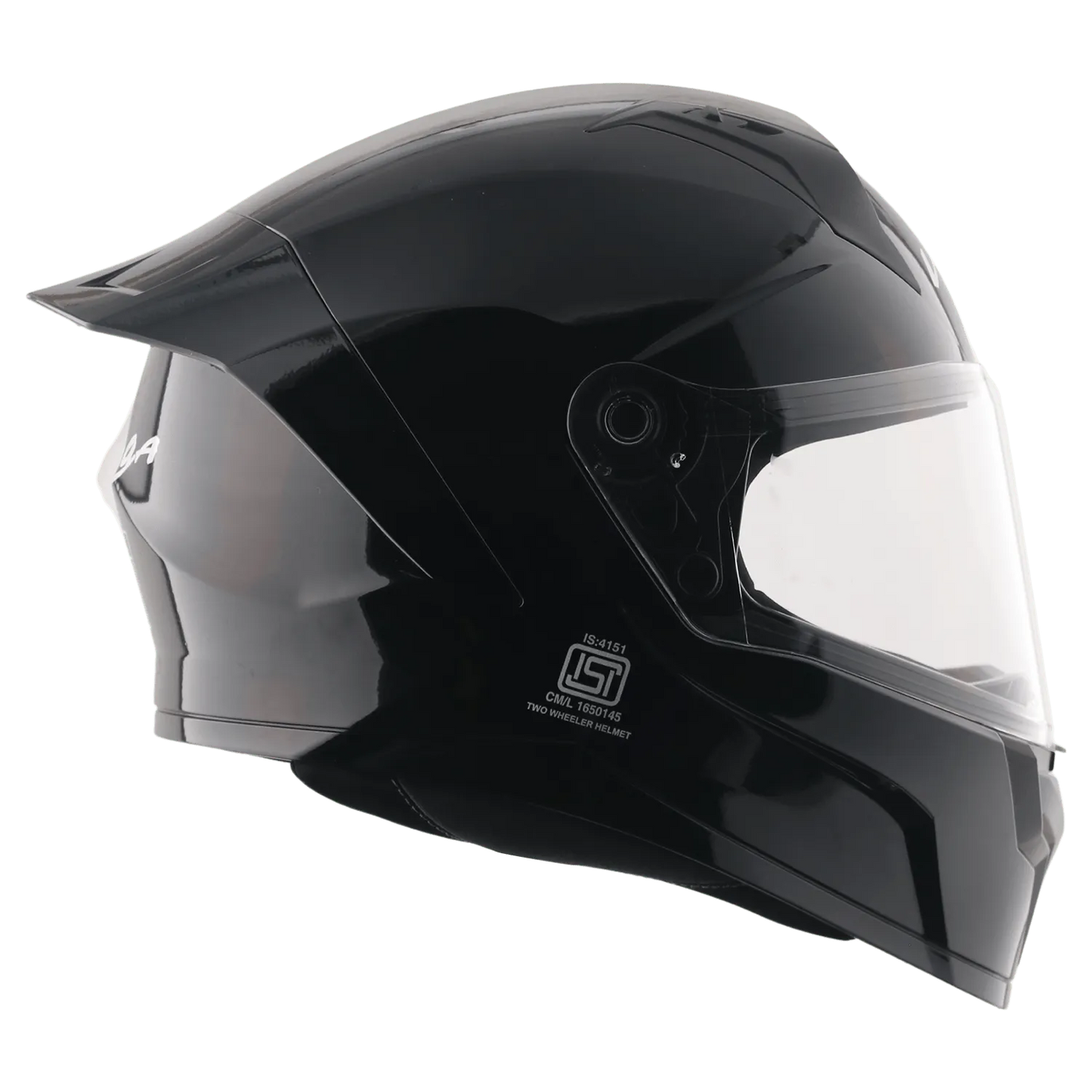 VEGA Sonic Dx Solid Black Full Face Helmet