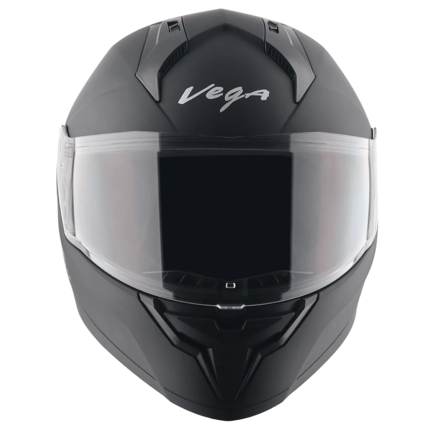 VEGA Sonic Dx Solid Dull Black Full Face Helmet