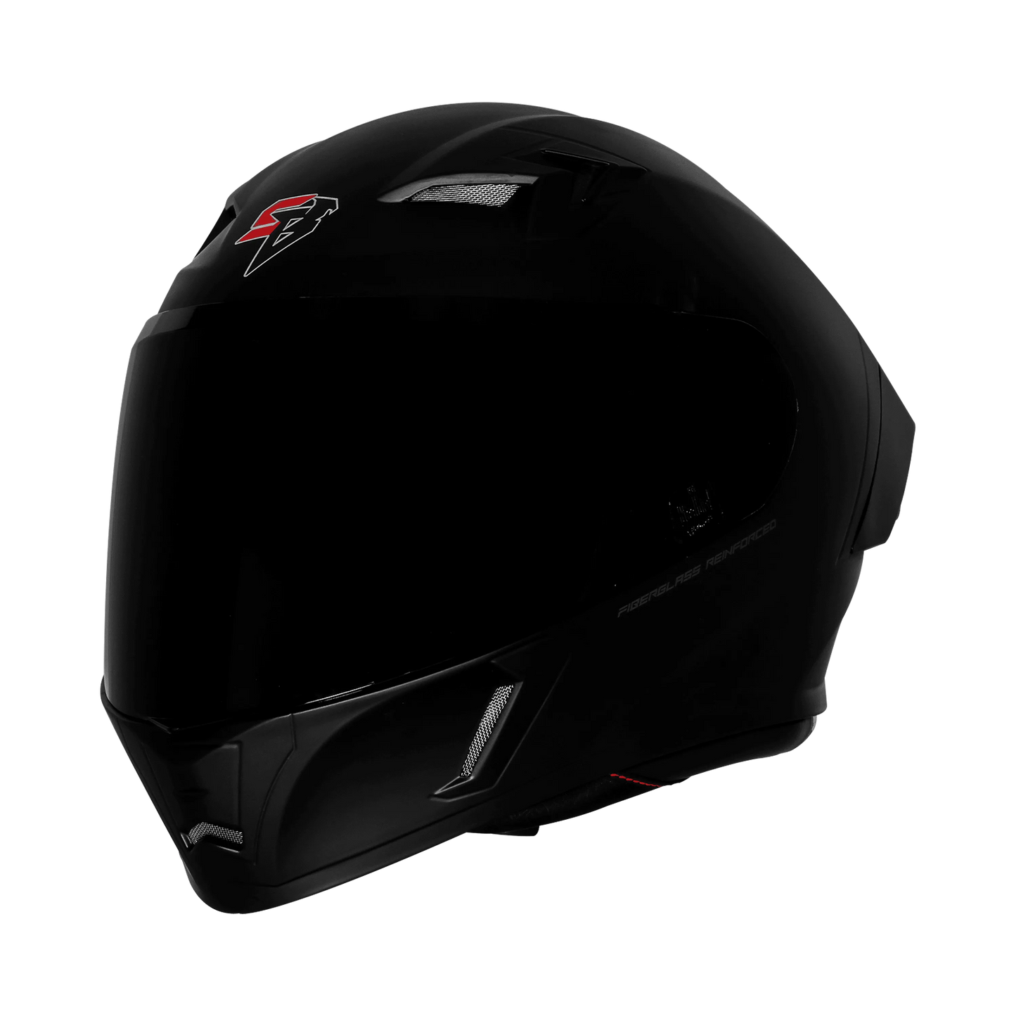 Steelbird Sba 11 Tornado Matt Black Full Face Helmet