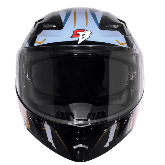 Steelbird Sba 20 09 Black Mettalic Henna Flip Up Helmet