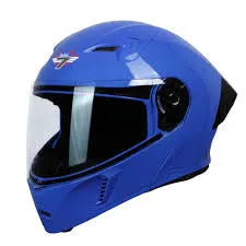 STEELBIRD Sba 20 Iss Mat Ign Blue Full Face Helmet
