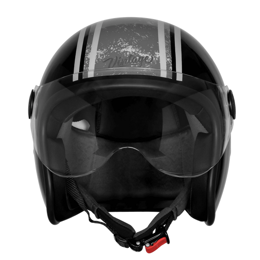 Steelbird SBH-54 VINTAGE RACERS BLACK WITH GREY