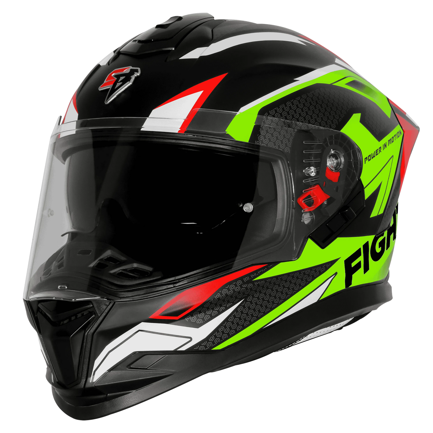 Steelbird Sbh-57 Fighter F7 black Neon Full Face Helmet