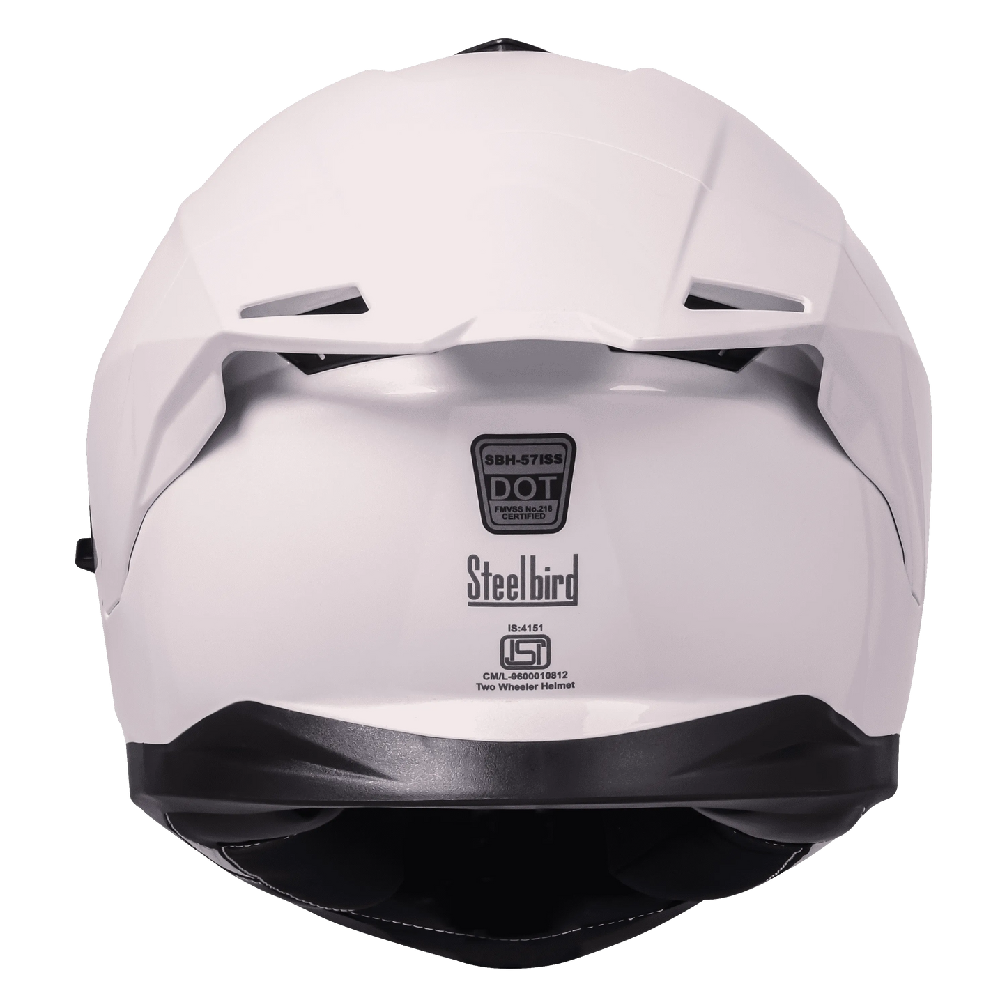 Steelbird Sbh-57 Fighter Pearl Chrome Full Face Helmet
