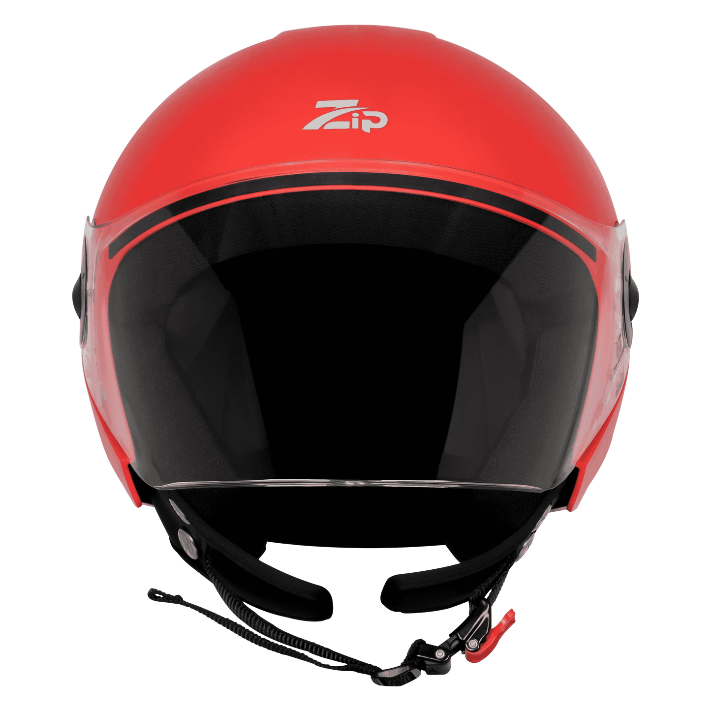 Steelbird Sbh-64 Zip Rf cherry red Half Face Helmet