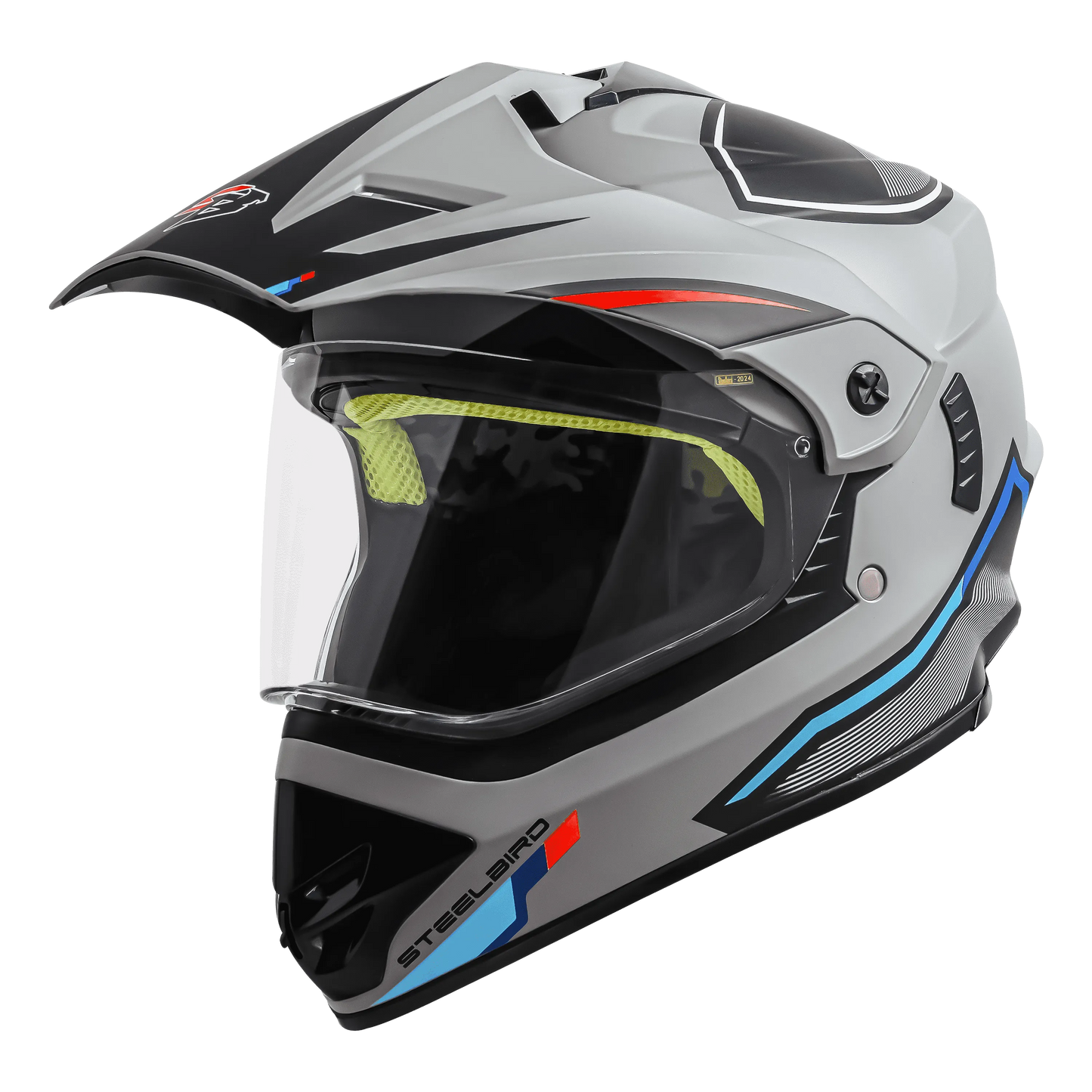 Steelbird Sbh 13 bang H.gray Off Road Helmet