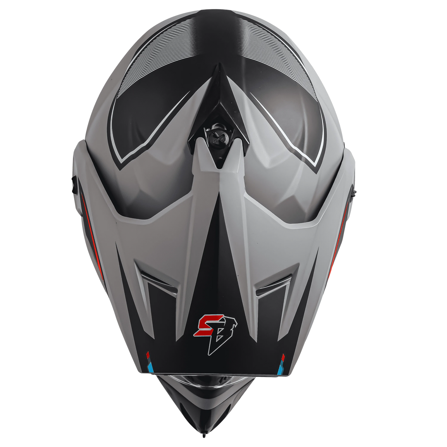 Steelbird Sbh 13 bang H.gray Off Road Helmet