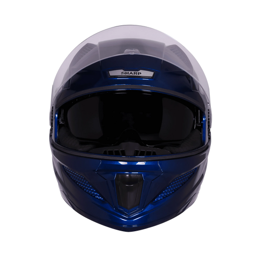 Steelbird Sbh 25 Sharp Armada Blue Full Face Helmet