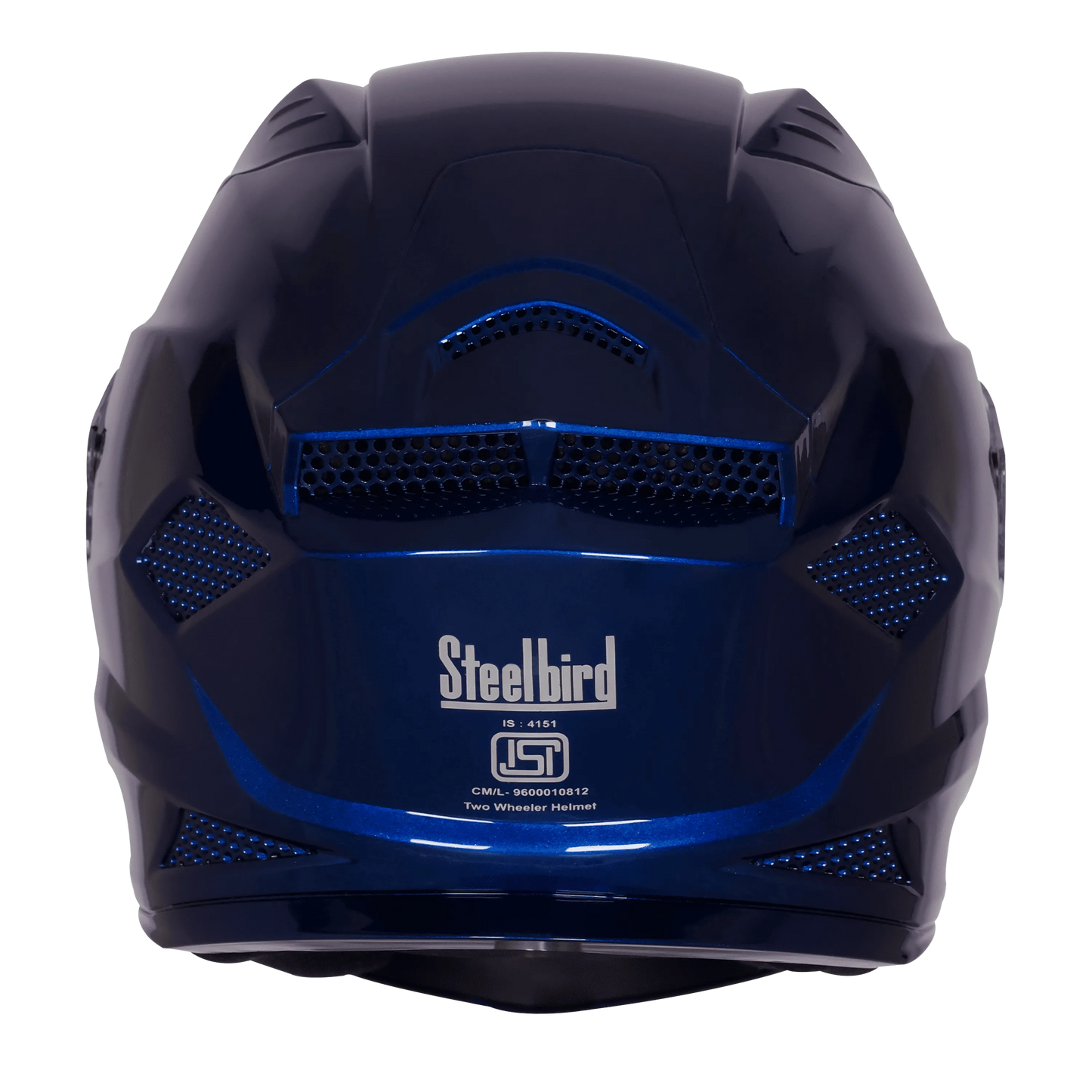 Steelbird Sbh 25 Sharp Armada Blue Full Face Helmet