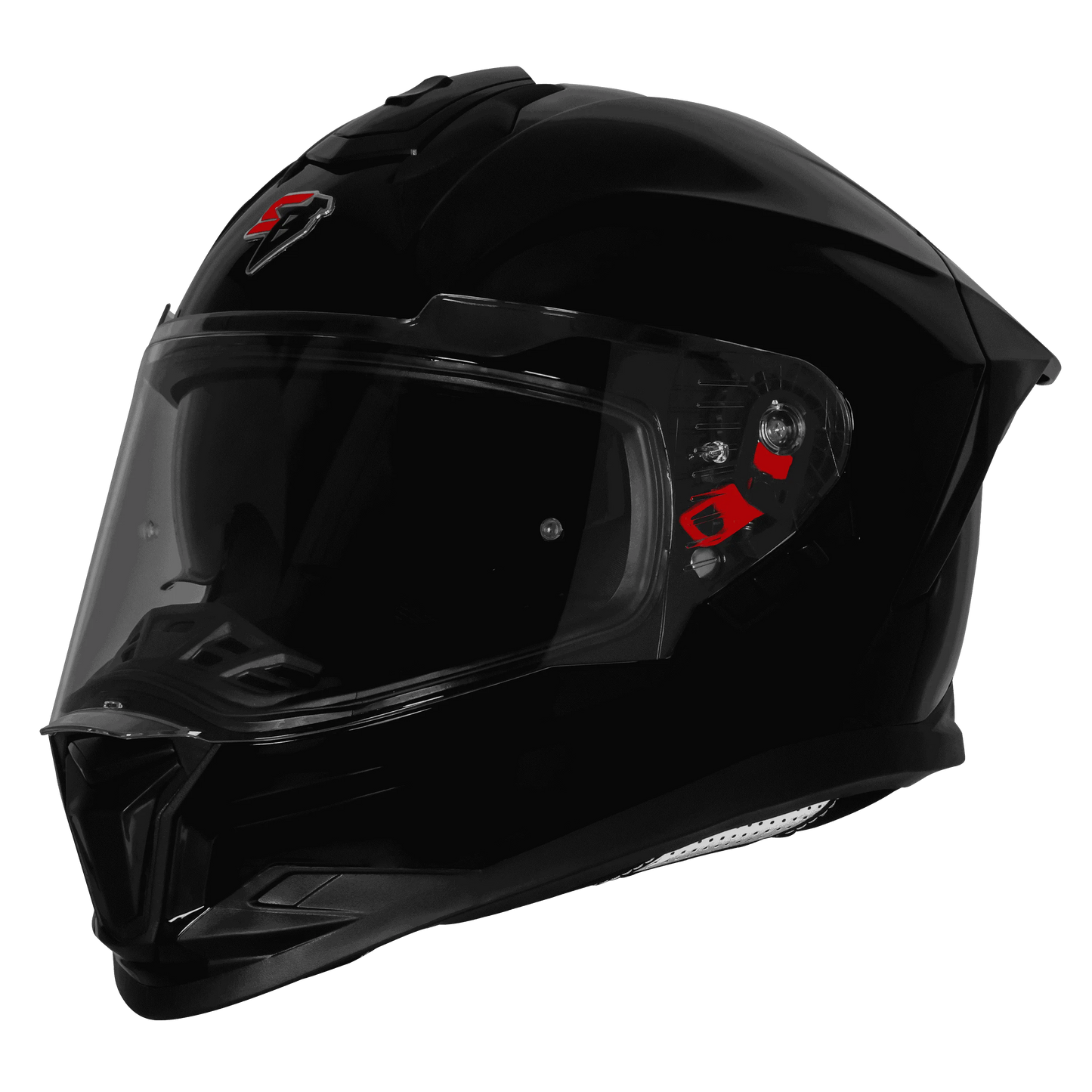 STEELBIRD Sbh 57 Fighter F5 Glossy Black Full Face Helmet
