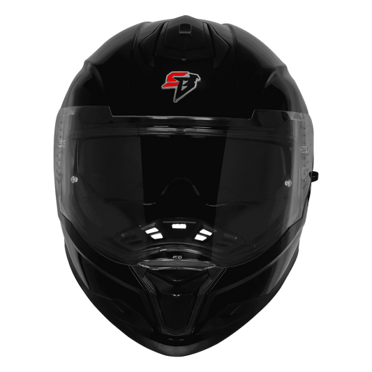 STEELBIRD Sbh 57 Fighter F5 Glossy Black Full Face Helmet