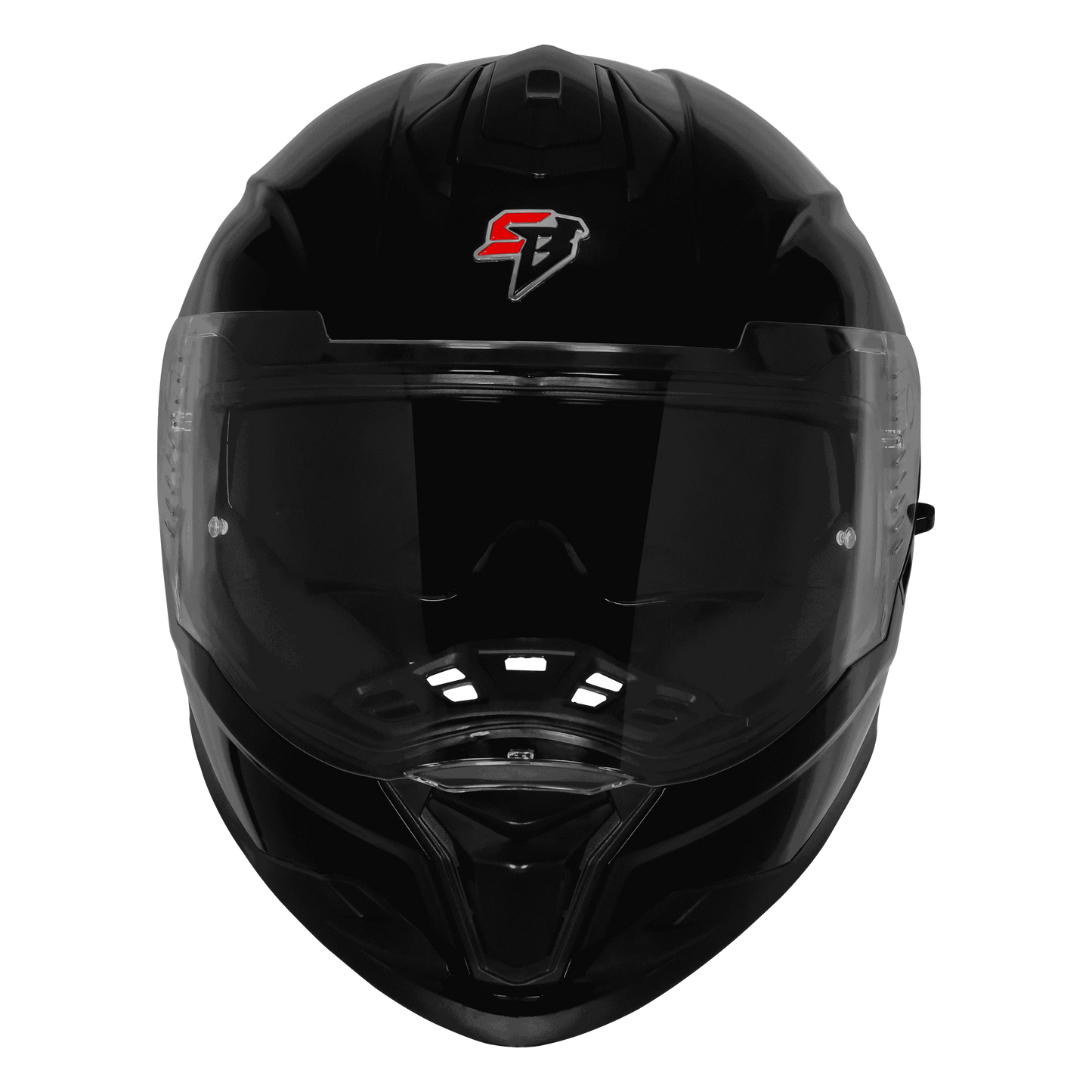 STEELBIRD Sbh 57 Fighter F5 Glossy Black Full Face Helmet