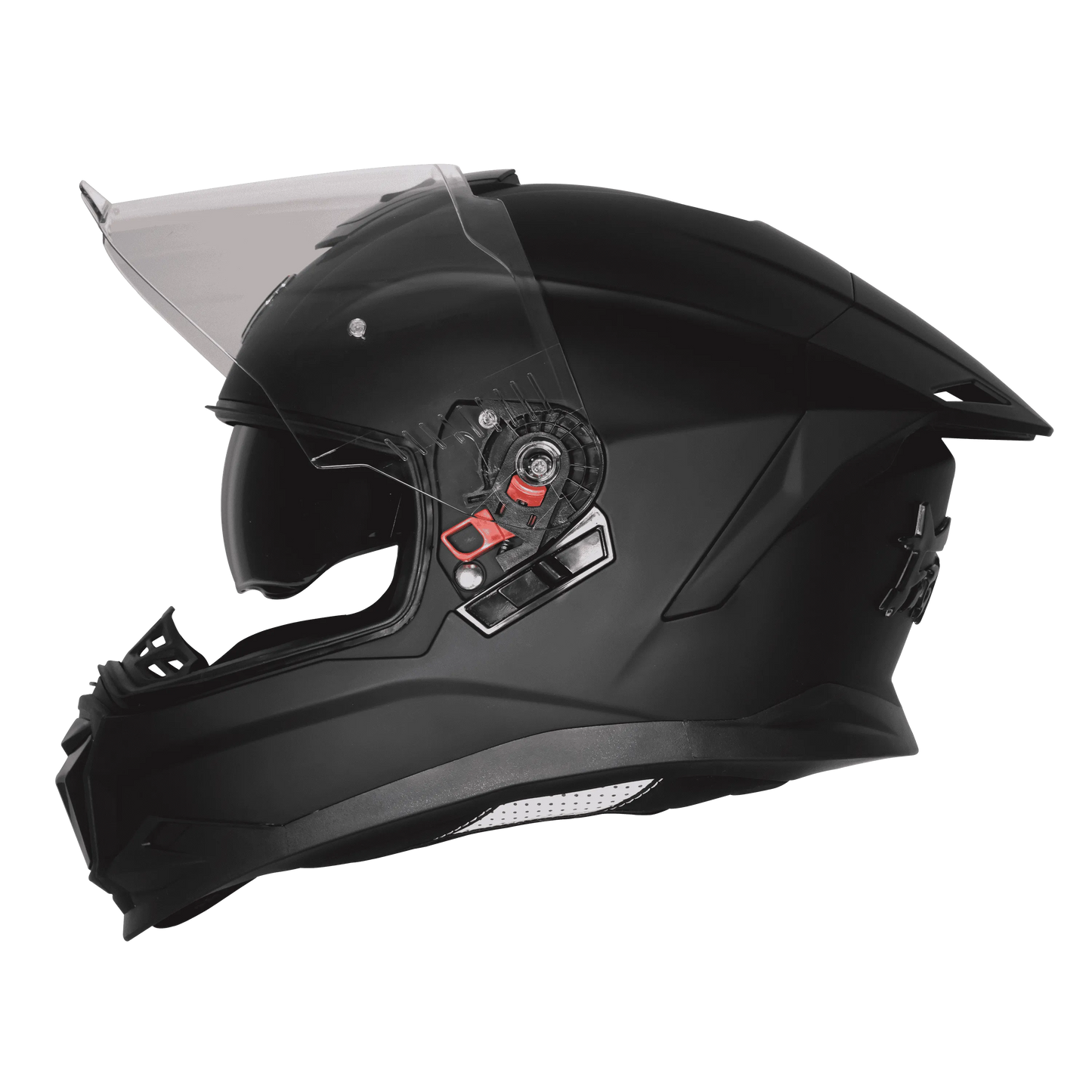 STEELBIRD Sbh 57 Fighter F5 Glossy Black Full Face Helmet
