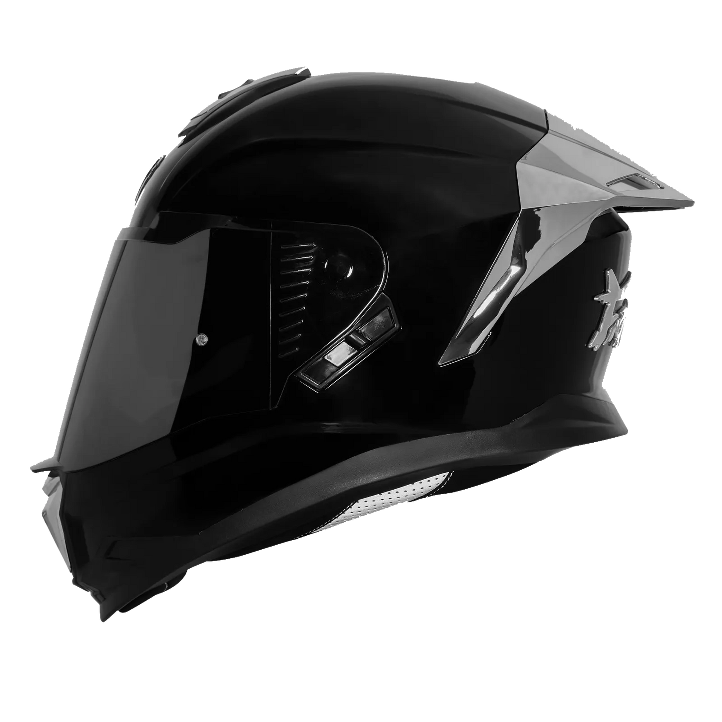 Steelbird Sbh 57 Fighter F9 Black Full Face Helmet