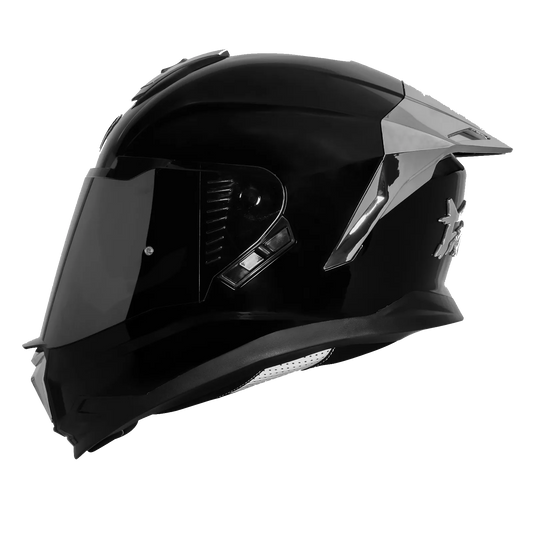 Steelbird Sbh 57 Fighter F9 Black Full Face Helmet