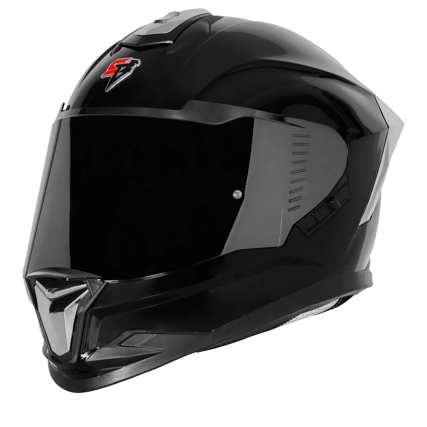Steelbird Sbh 57 Fighter F9 Black Full Face Helmet