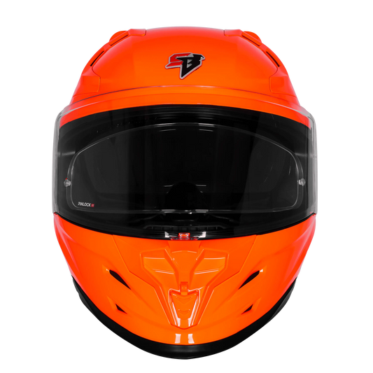 Steelbird Sbh 61 Sxe Black Orange Full Face Helmet