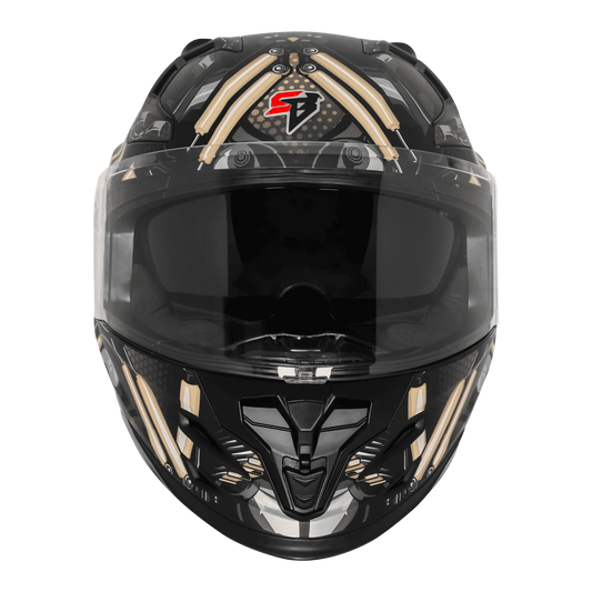 Steelbird Sbh 61 Sxe St1 Black Desert Strom Full Face Helmet