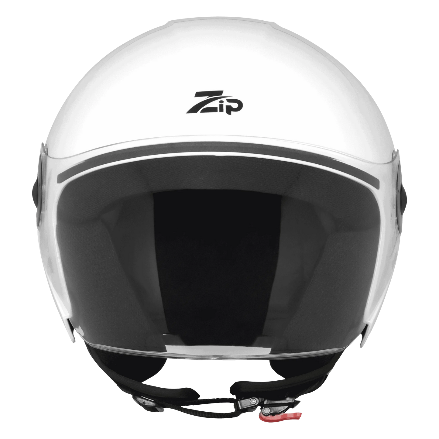 Steelbird Sbh 64 Zip Rf White Half Face Helmet