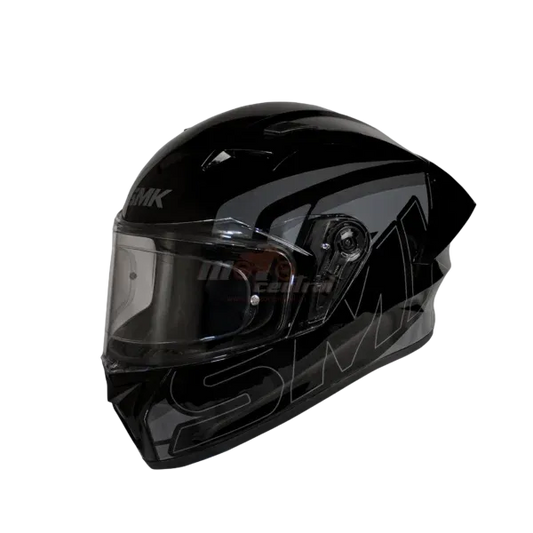 SMK Stellar Sports Stage Mat Black Grey Gl 262 Full Face Helmet