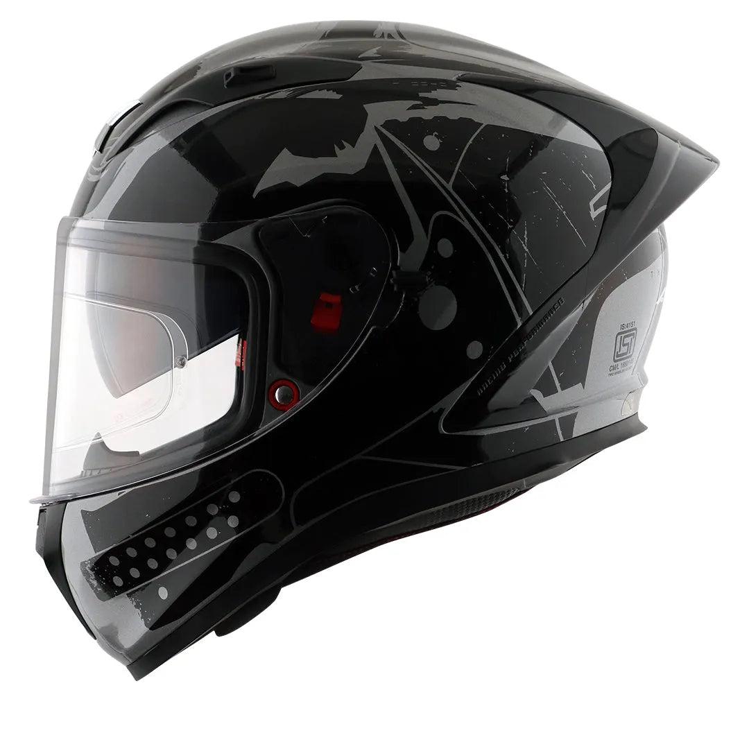 AXOR Street Dc Batman Anthracite Black Full Face Helmet