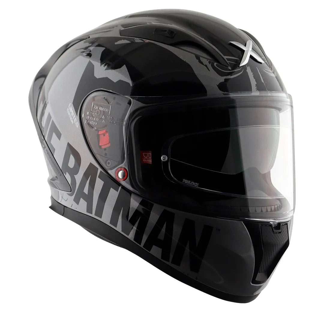 AXOR Street Dc Batman Anthracite Black Full Face Helmet