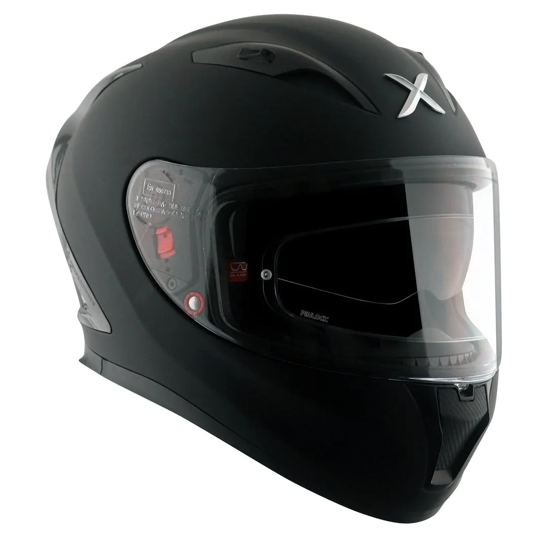 AXOR Street Dull Black Full Face Helmet