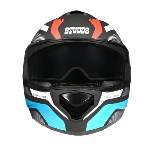 STUDDS Drifter D5 Matt Black N1 Full Face Helmet