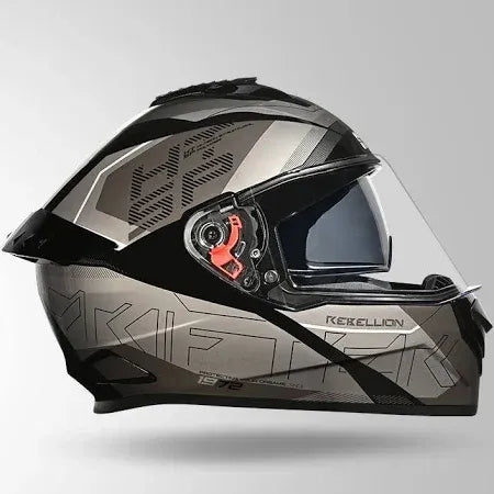 STUDDS Drifter D6 Rebellion Matt Black N5 Full Face Helmet