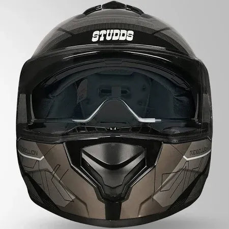 STUDDS Drifter D6 Rebellion Matt Black N5 Full Face Helmet