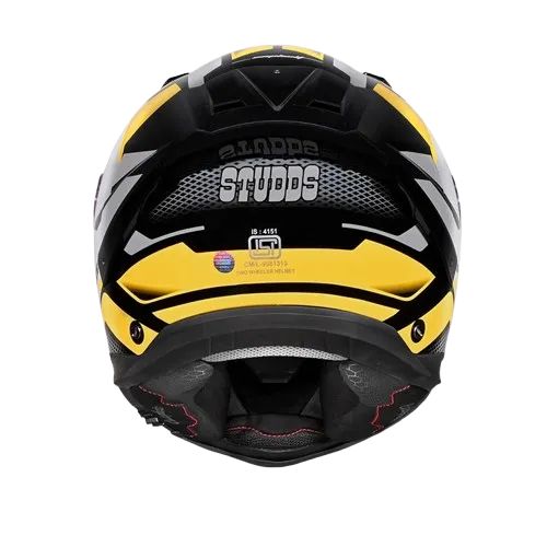 Studds Helios D1 Matt Black N5 Full face Helmet