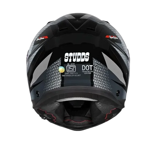 Studds Helios D2 Black N4 Full Face Helmet