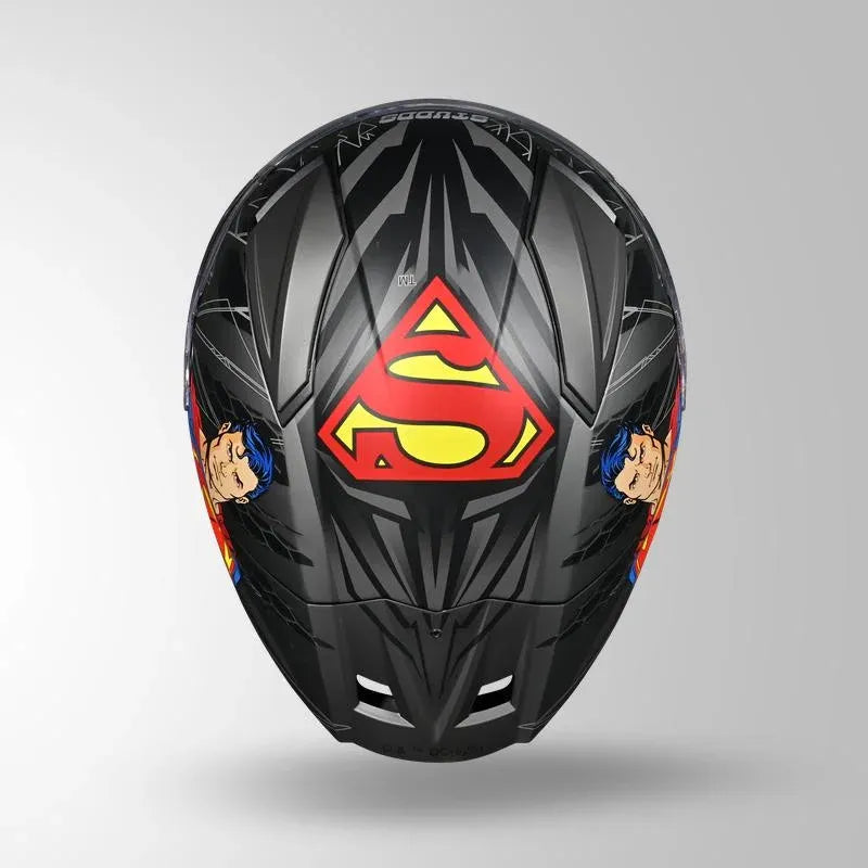 Studds Helios Superman Edition Matt Grey N1 Full Face Helmet