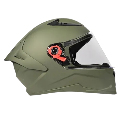 STUDDS Raider Super Military Green Full Face Helmet
