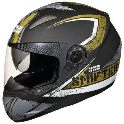 STUDDS Shifter D1 Matt Black N3 Full Face Helmet