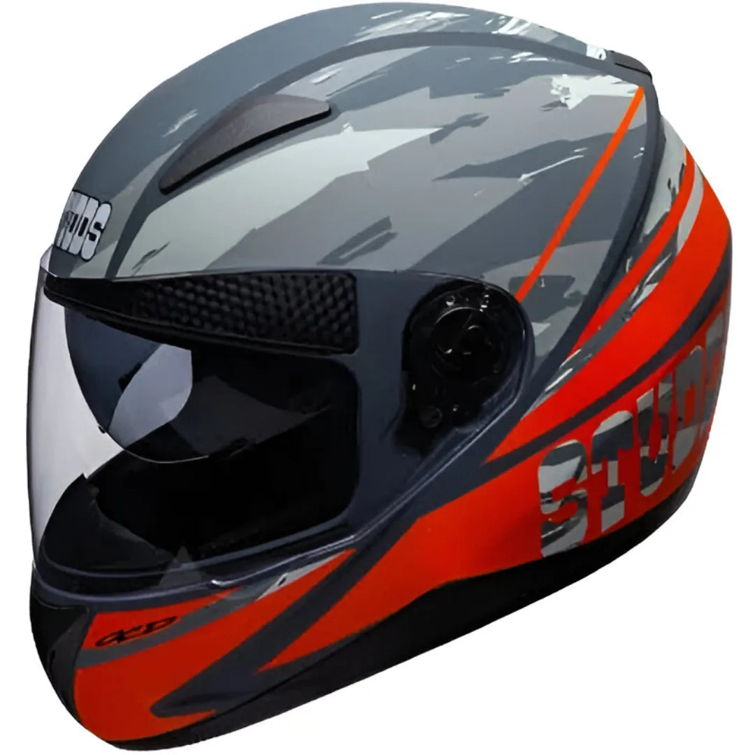 STUDDS Shifter D3 Matt Grey N10 Full Face Helmet