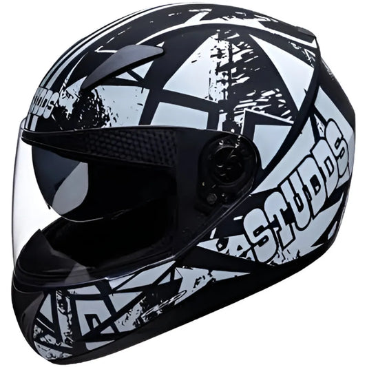 STUDDS Shifter D4 Matt Black N6 Full Face Helmet