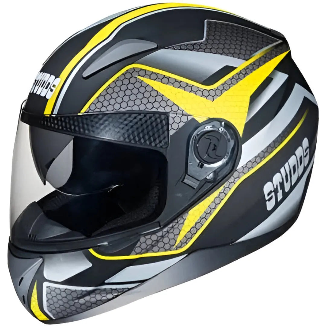 STUDDS Shifter D8 Matt Black N5 Full Face Helmet