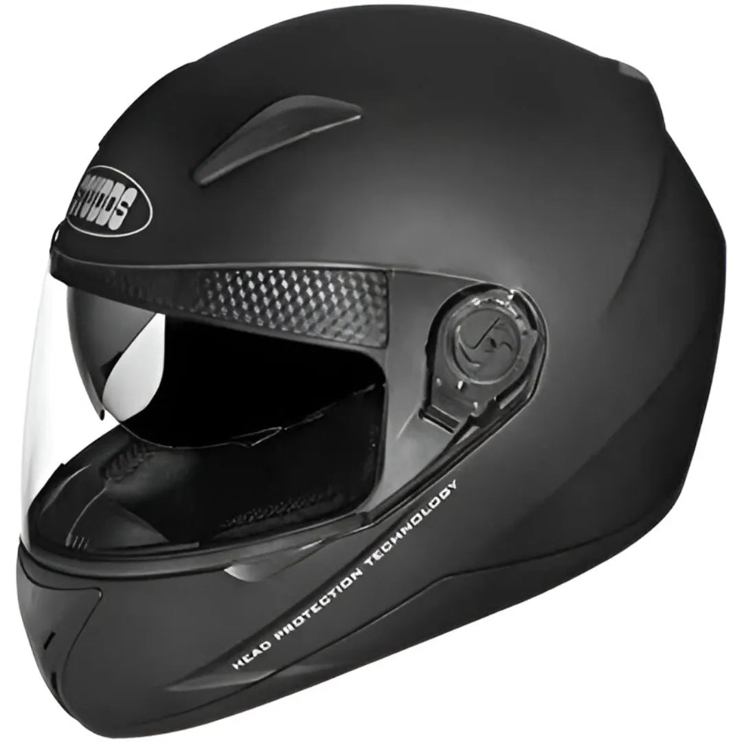 STUDDS Shifter Matt Black Full Face Helmet