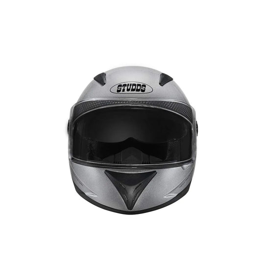STUDDS Shifter Silver Grey Full Face Helmet