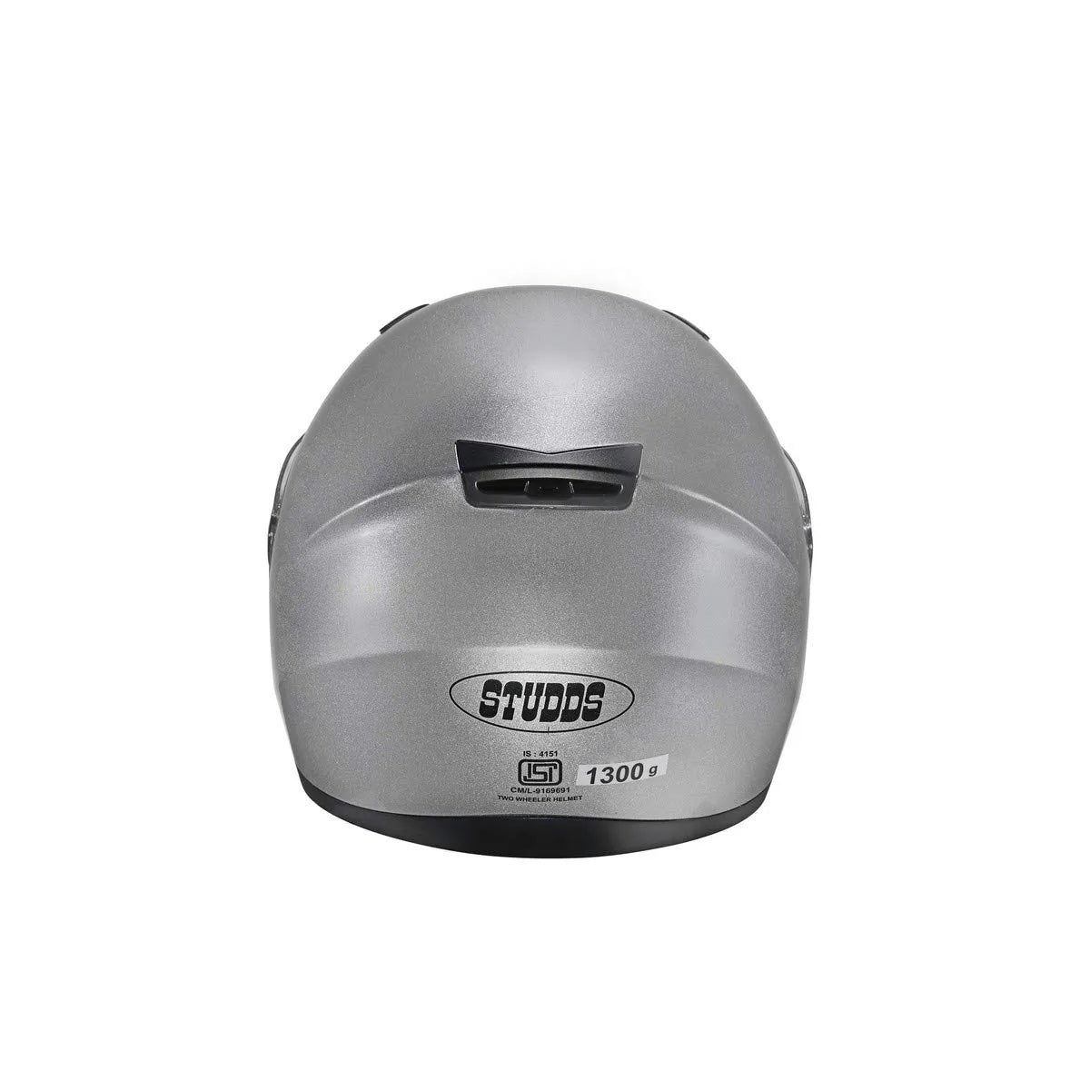 STUDDS Shifter Silver Grey Full Face Helmet