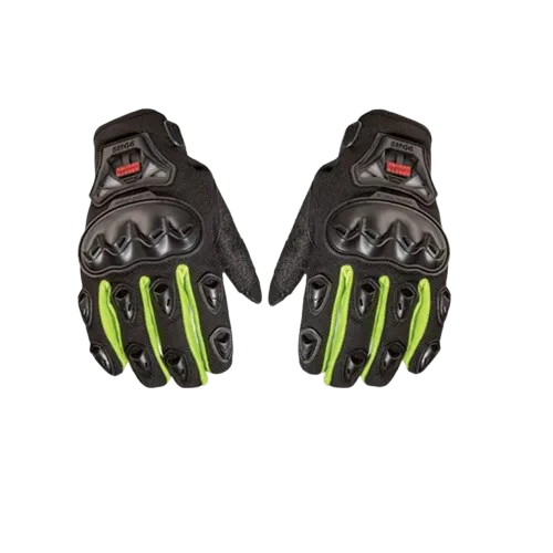 STUDDS Smg6 Fluorescent Green Gloves Riding Gears