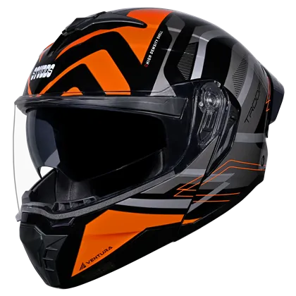 STUDDS Trooper D3 Black N10 Full Face Helmet