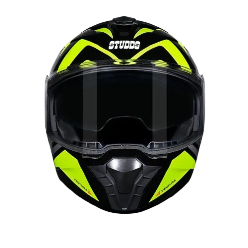 STUDDS Trooper D3 Black N5 Flip Up Helmet