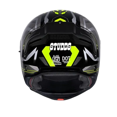 STUDDS Trooper D3 Black N5 Flip Up Helmet